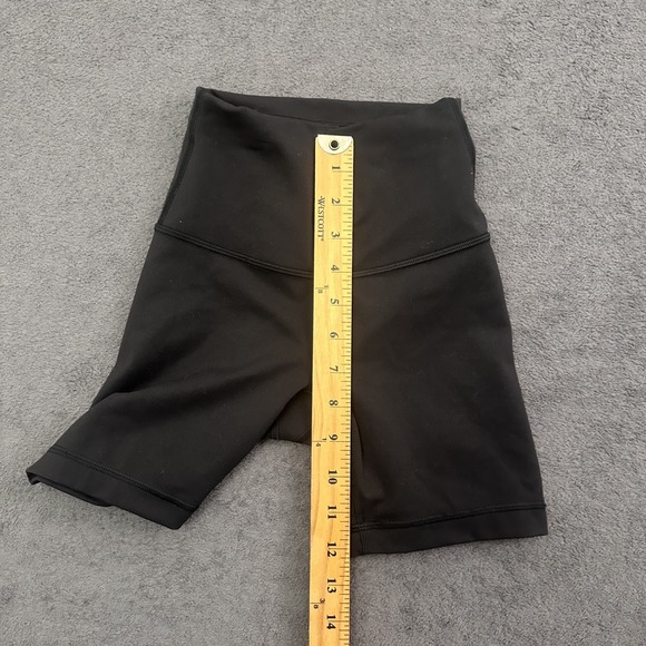 Lululemon Wunder Train Biker High-Rise Shorts 7'' Black Size 0 - Picture 6 of 7